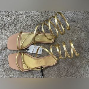 Zara Ankle Wrap Sandals